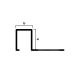 Профиль Neexy PV32 для плитки внешний P алюминий 10x12мм Профиль Neexy PV32 для плитки внешний P алюминий 10x12мм