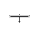 Профиль Neexy PVL38 T-образный плоский латунь 25мм Профиль Neexy PVL38 T-образный плоский латунь 25мм