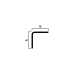 Угол Neexy PVS98 нержавеющая сталь 10х10мм