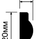 Молдинг HIWOOD D1020