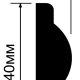 Молдинг HIWOOD D1040