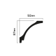 Карниз HIWOOD A126