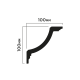 Карниз HIWOOD A141