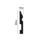 Плинтус HIWOOD B100 Плинтус HIWOOD B100