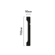 Плинтус HIWOOD B110V1L Плинтус HIWOOD B110V1L