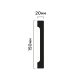 Плинтус HIWOOD B150V1