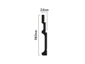 Плинтус HIWOOD B180V2