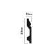 Плинтус HIWOOD B60
