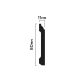 Плинтус HIWOOD B80C Плинтус HIWOOD B80C