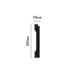Плинтус HIWOOD B90V2
