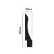 Плинтус HIWOOD L1606