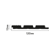 Декоративная панель HIWOOD LV124L W50