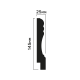 Плинтус HIWOOD W009L