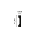 Плинтус HIWOOD W40V1