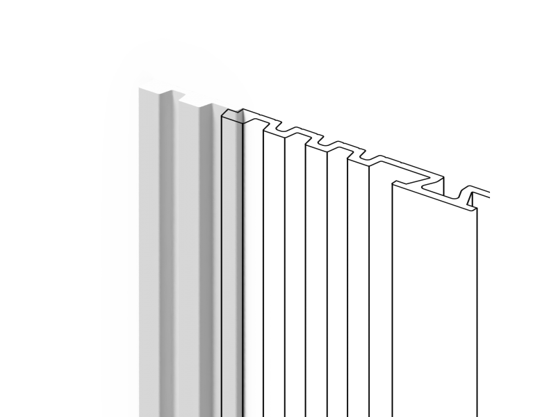 Финишный молдинг HIWOOD LF201A NP